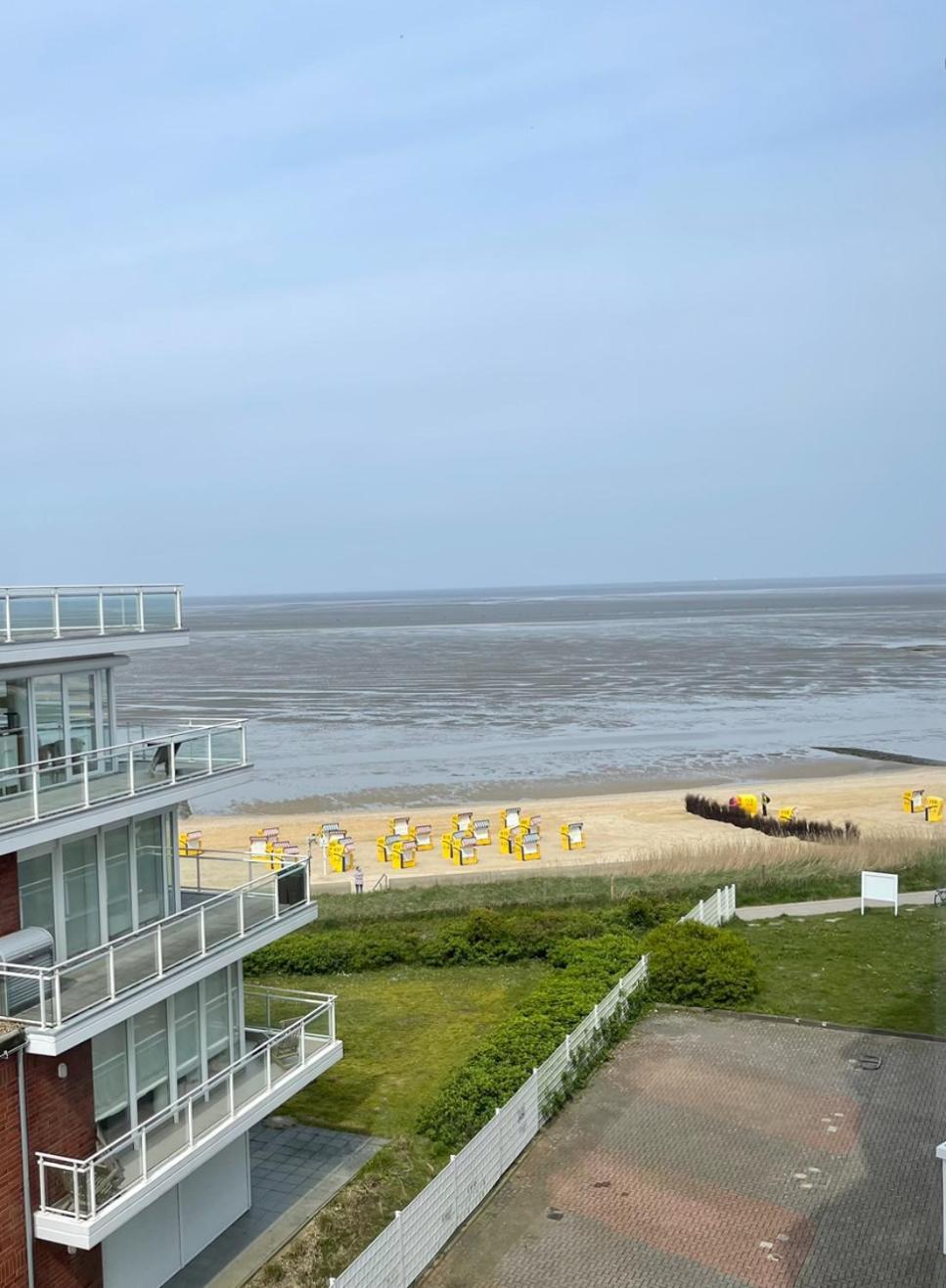 Traumhafte Ferienwohnung - Direkter Meerblick - 50M Zum Strand In Cuxhaven Duhnen In 1A Lage Im Haus Seehuette Buitenkant foto