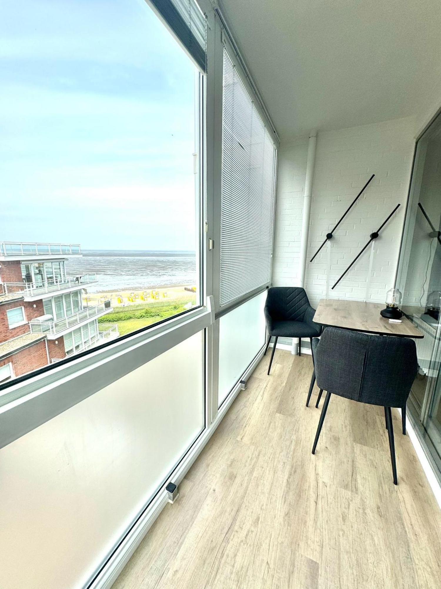 Traumhafte Ferienwohnung - Direkter Meerblick - 50M Zum Strand In Cuxhaven Duhnen In 1A Lage Im Haus Seehuette Buitenkant foto